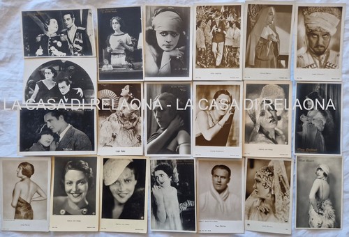 Lotto cartoline attori - cartoline,