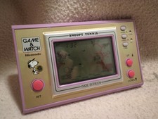 NINTENDO GAME WATCH SNOOPY TENNIS  WIDESCREEN OTTIMO FUNZIONANTE