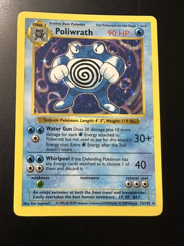 Poliwrath 102 base - poliwrath, set