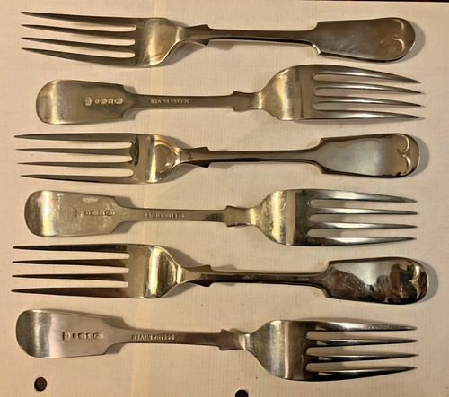 Set antique oceana silver - set,