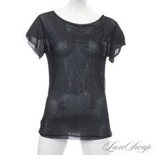 Camicia semi trasparente in