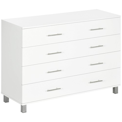 Homcom cassettiera cassetti - 4,