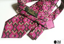 Emilio Pucci Florence cravatta in seta vintage Made in Italy 1970s