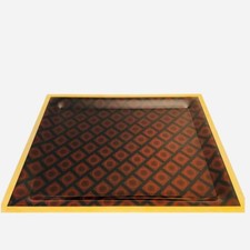 ? grande XL vassoio in lucite orig. Victor Vasarely 1971