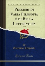 Pensieri di Varia Filosofia e
