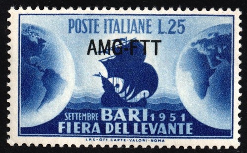 Trieste zona amg ftt - zona, 1951