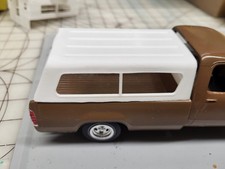 1/25 Topper Camper per Dodge Amt Letto Lungo Camion Modellismo Kit Diorama Garage 