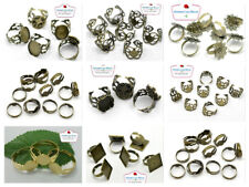 Basi Anello Bronzo color bronzo per Creazioni scegli Modello (R17)