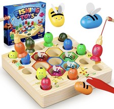 Gioco Pesca Legno Giocattolo 2