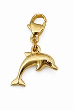 Ciondolo Charm Delfini Oro 333