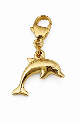 Ciondolo charm delfini - ciondolo,