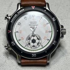 Seiko Cronografo Official Timer - 8M32-8018 Sports 150 Chronograph Soccer Timer