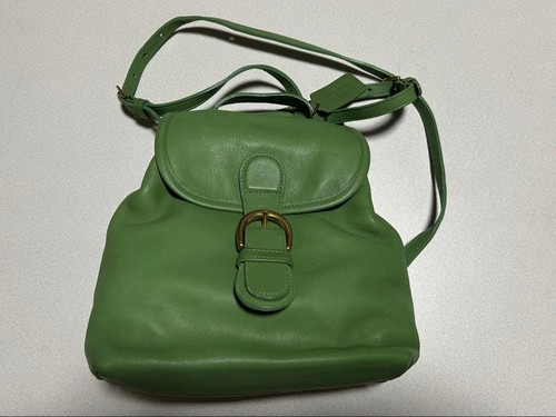 Raro zaino coach pelle verde - raro,