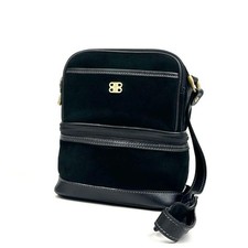 Borsa a tracolla Balenciaga BB pelle scamosciata nera dal Giappone donna autentica