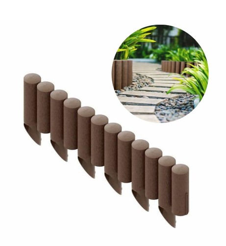 Palizzate plastica marrone - palizzate,