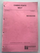 Info Servizio OFFICINA UFFICIALE PEUGEOT - Cambio Ponte  ME5T - Revisione