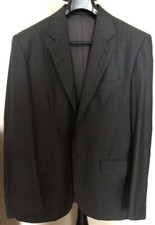 Giacca uomo sartoriale gessata grigia