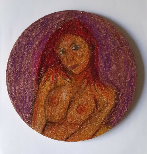 Dipinto nudo donna firmato - donna,
