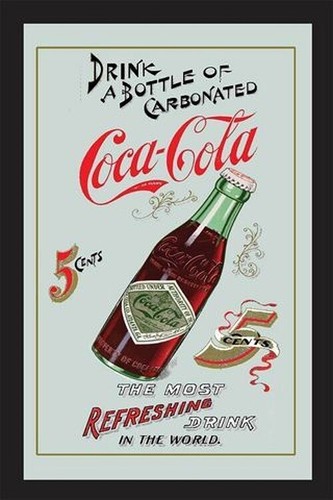 Specchio bottiglia coca cola - specchio,