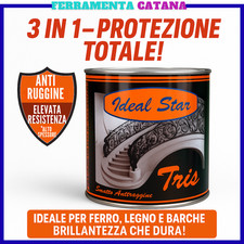 smalto antiruggine per ferro legno vernice anticorrosivo alta copertura 3 in 1