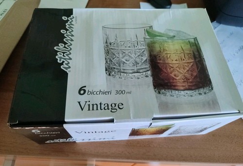Set bicchiere vintage - pz,