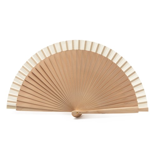 Ventaglio legno con tessuto - con,