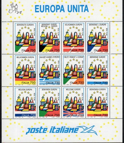 Italia 1993 europa unita - ,