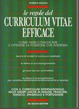 Roberta Biglino - le regole del CURRICULUM VITAE EFFICACE - De Vecchi 1999