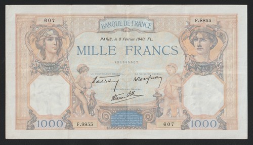 France billet 1000f - 🇨🇵,