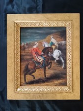 Dipinto orientalista cavalieri