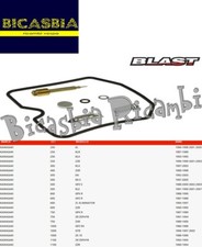 17647 - KIT REVISIONE CARBURATORE KAWASAKI 500 EN - ER-5 - GPZ S - KLE