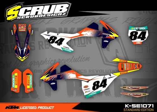 Adesivo ktm decor 2016 - decor, sx