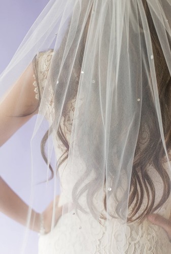 Velo sposa per strass - da,