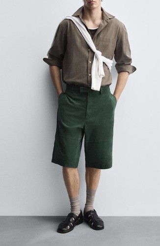 Pantaloncini corti lunghi zara - corti,