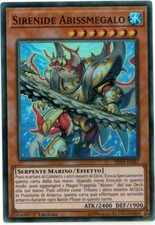 YU-GI-OH! SHVA-IT037 Sirenide Abissmegalo Super Rara 1°Ed YUGIOH Italiano