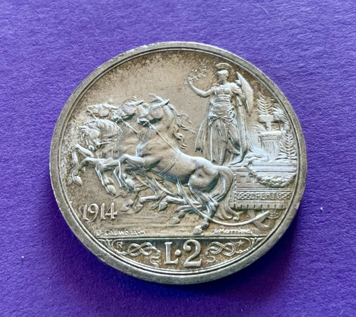Italia regno lire 1914 - italia, 2