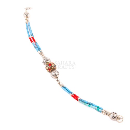 Bracciale perline tibetane - perline,