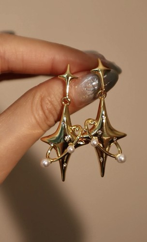 Orecchini pendenti stella