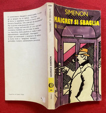 Georges SIMENON - MAIGRET SI SBAGLIA Oscar Gialli 46 (1° Ed 1979) Mondadori