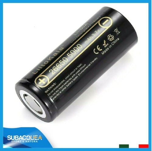 Batteria 26650 ricaricabile - batteria,