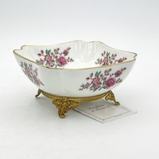 Antica alzata alzatina in porcellana Limoges centrotavola vintage piatto fiori A