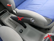 VW Golf 4 Bora Tunnel Posacenere Posteriore Carenatura Grigio Becherhalter