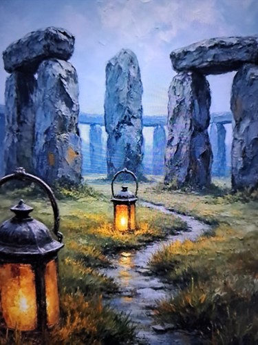 Stonehenge punto croce - punto,