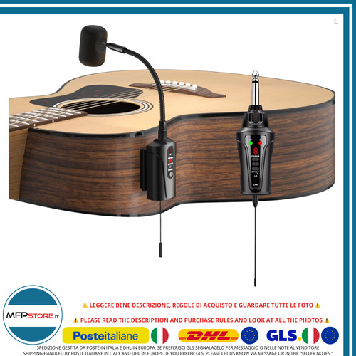 Microfono wireless acemic uhf - wireless,