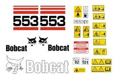 Bobcat 553 decalcomanie adesivi kit Completo