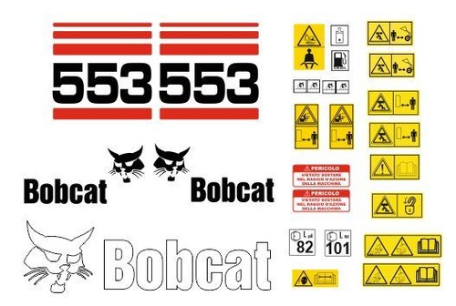 Bobcat 553 decalcomanie