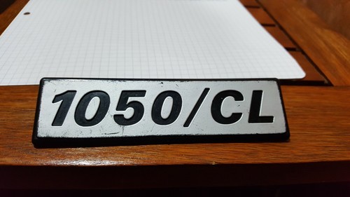 1050 scritta targa plastica - 1050/cl,