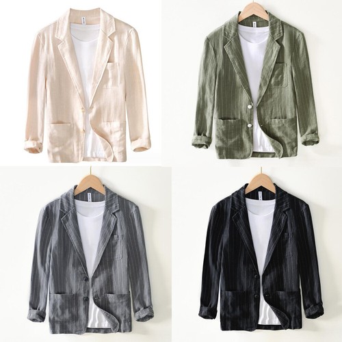 Blazer uomo casual - lino, retrò
