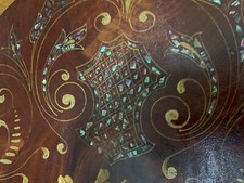 Letto matrimoniale struttura completa 2 letti testata madreperla ferro battuto