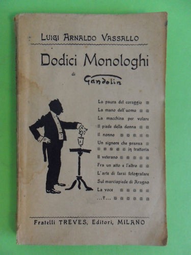 Vassallo dodici monologhi - monologhi, di
